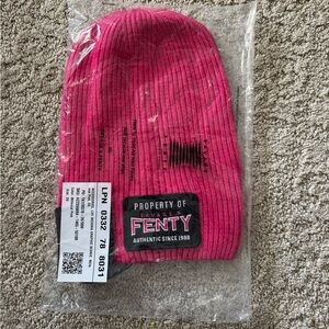 Savage X Fenty Pink Beanie